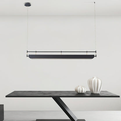 Black Roof LED Chandelier - Adjustable Brightness, Energy Efficient De