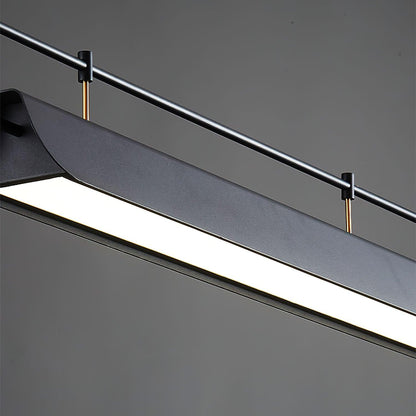 Black Roof LED Chandelier - Adjustable Brightness, Energy Efficient De