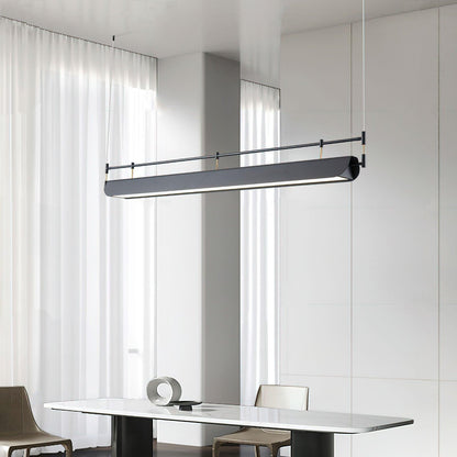 Black Roof LED Chandelier - Adjustable Brightness, Energy Efficient De