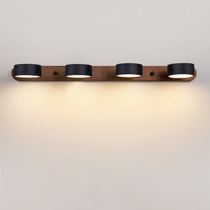 Black Travertine Duo Wall Light - Adjustable Brightness, Elegant Desig