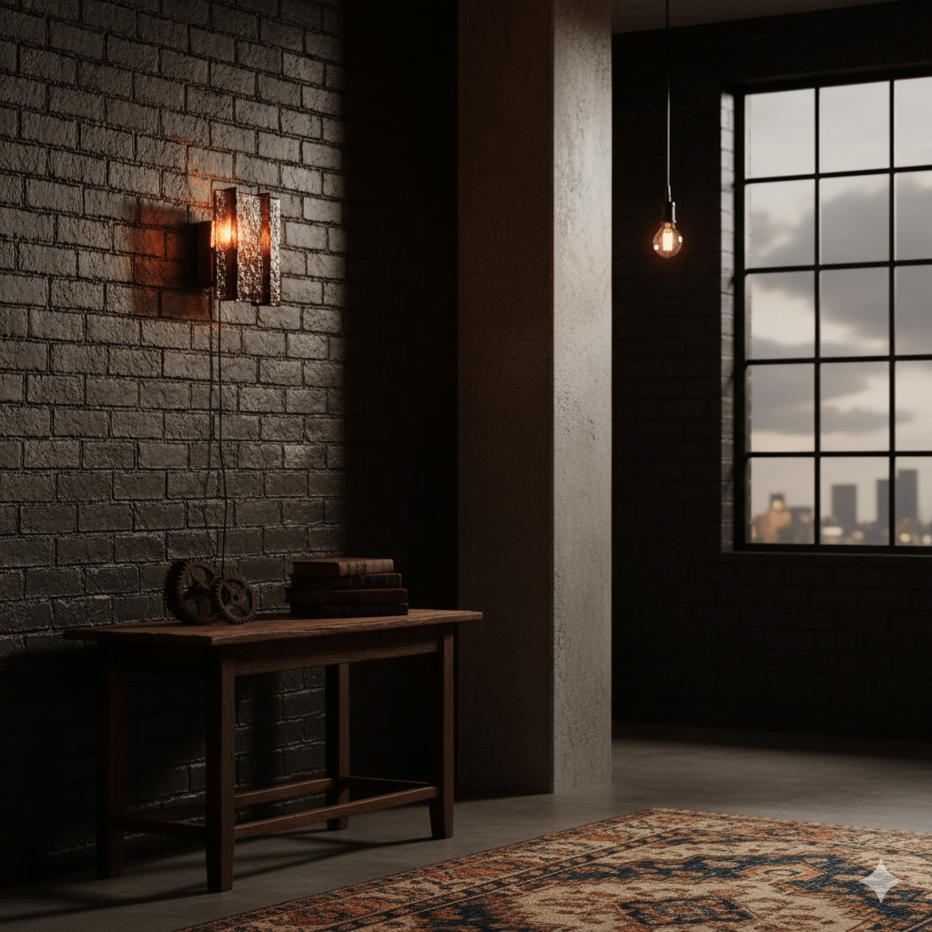 Blason Plug-in Wall Light with Adjustable Brightness and Modern Design