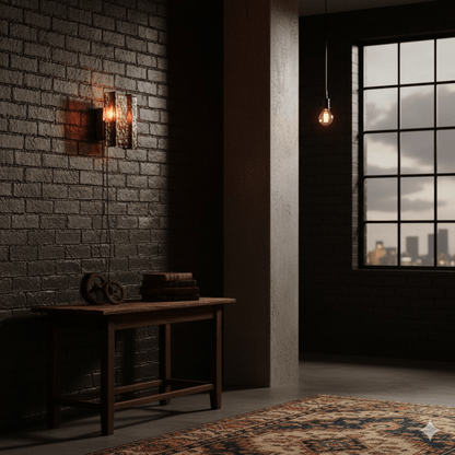 Blason Plug-in Wall Light with Adjustable Brightness and Modern Design