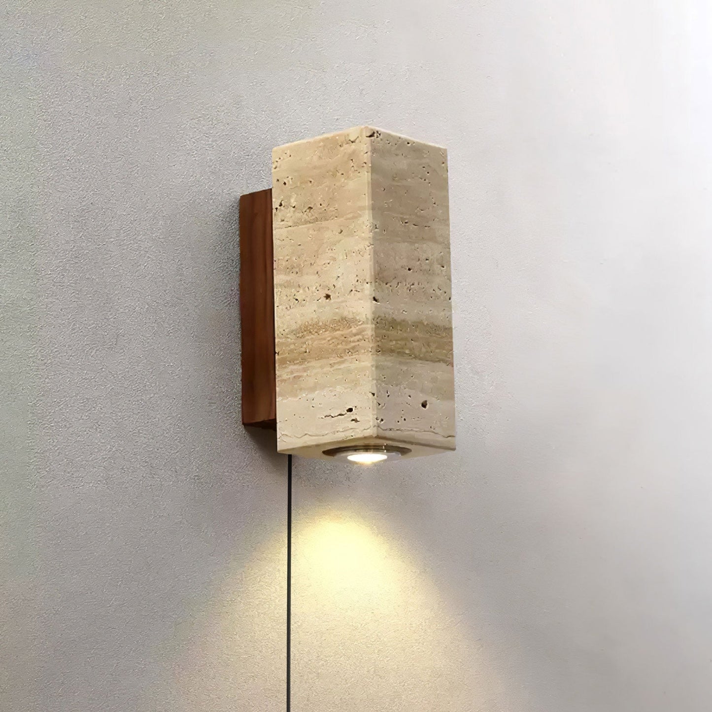 Professional Blend Plug-in Wall Sconce with Adjustable Brightness & Mo