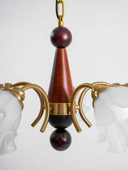 Bloomcrest 5-Light Chandelier with Adjustable Height & Elegant Design