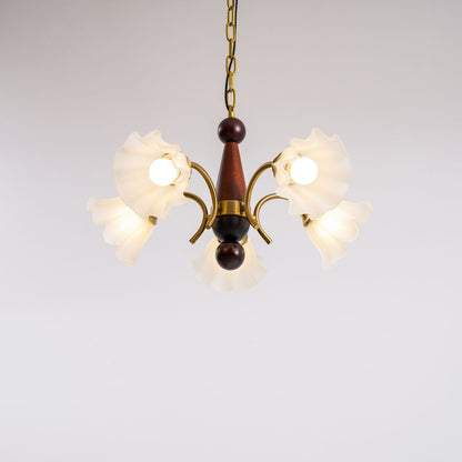 Bloomcrest 5-Light Chandelier with Adjustable Height & Elegant Design