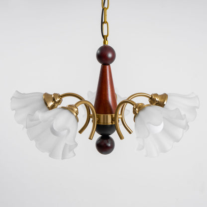 Bloomcrest 5-Light Chandelier with Adjustable Height & Elegant Design
