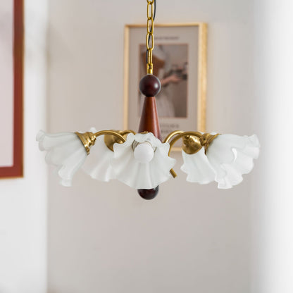 Bloomcrest 5-Light Chandelier with Adjustable Height & Elegant Design