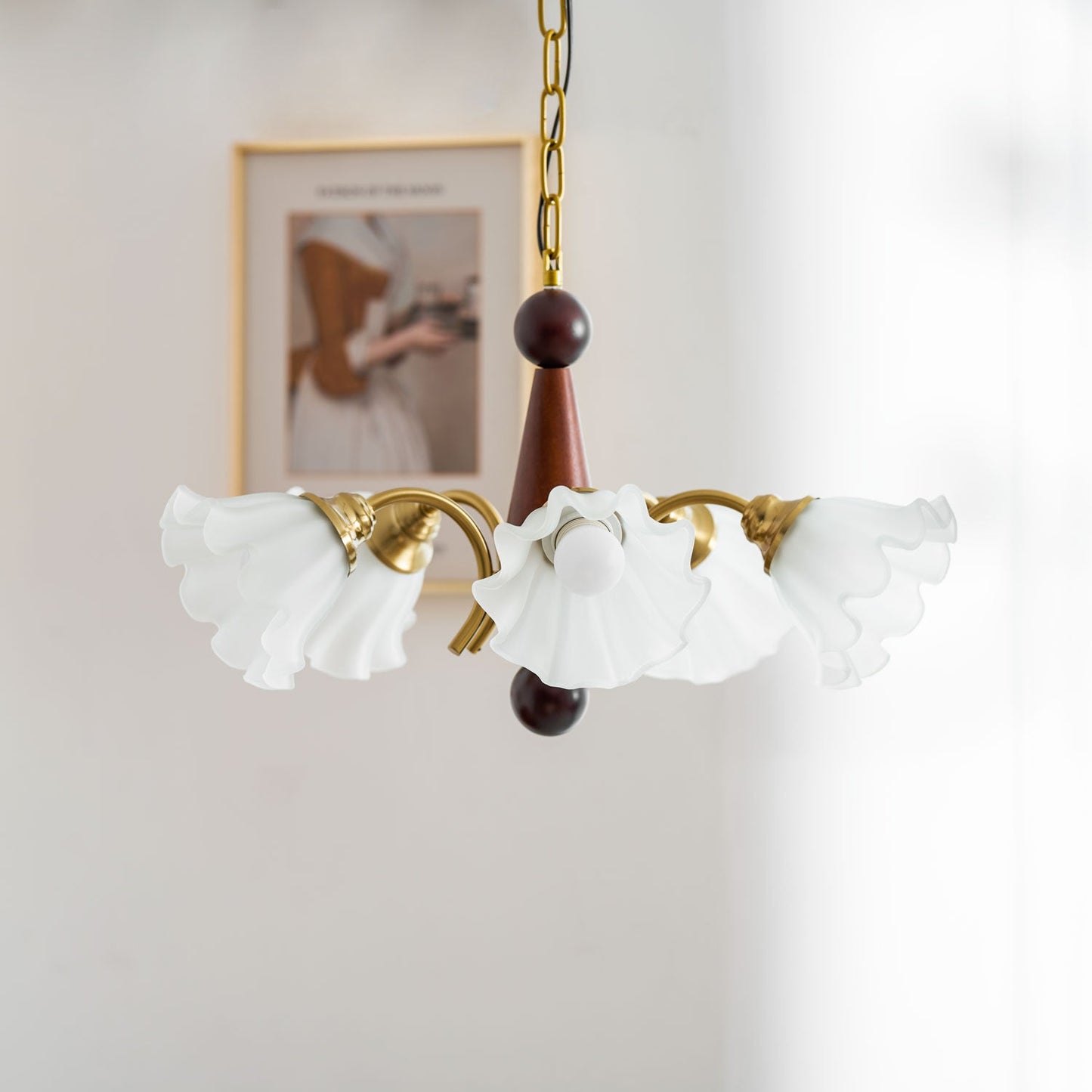 Bloomcrest 5-Light Chandelier with Adjustable Height & Elegant Design