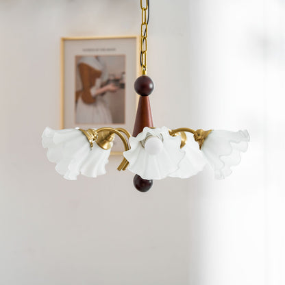 Bloomcrest 5-Light Chandelier with Adjustable Height & Elegant Design