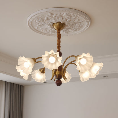 Bloomcrest 5-Light Chandelier with Adjustable Height & Elegant Design