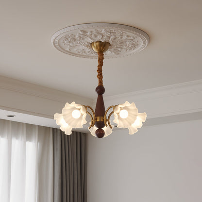 Bloomcrest 5-Light Chandelier with Adjustable Height & Elegant Design