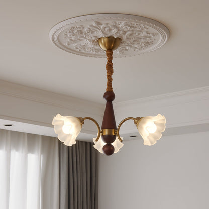 Bloomcrest 5-Light Chandelier with Adjustable Height & Elegant Design