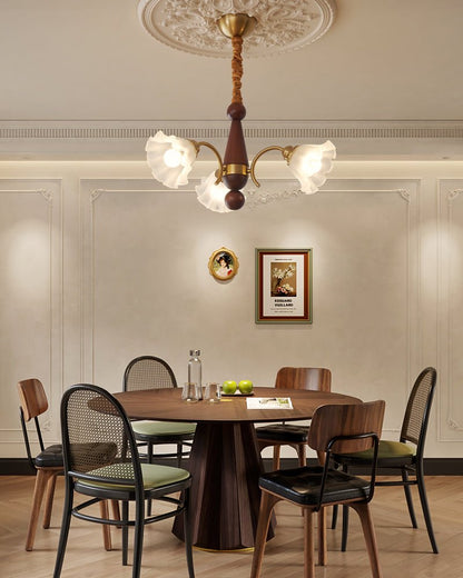 Bloomcrest 5-Light Chandelier with Adjustable Height & Elegant Design