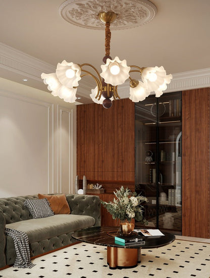 Bloomcrest 5-Light Chandelier with Adjustable Height & Elegant Design