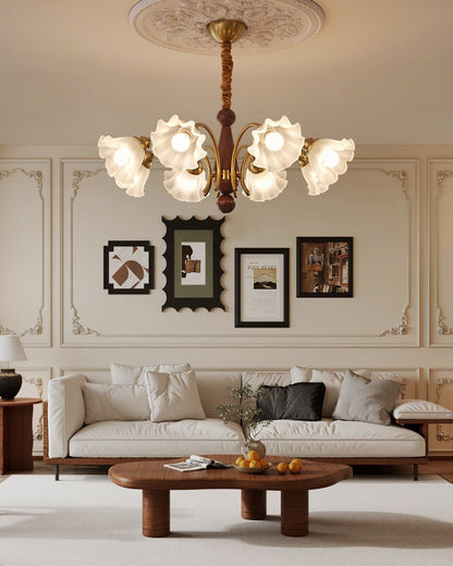Bloomcrest 5-Light Chandelier with Adjustable Height & Elegant Design