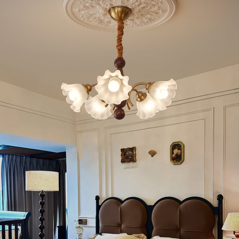 Bloomcrest 5-Light Chandelier with Adjustable Height & Elegant Design