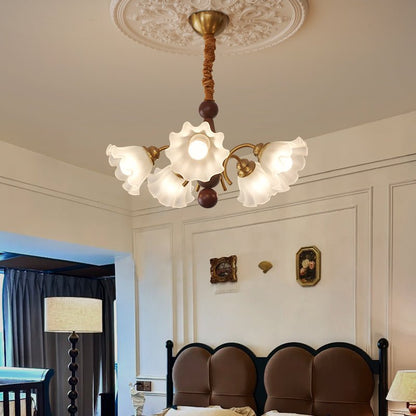Bloomcrest 5-Light Chandelier with Adjustable Height & Elegant Design
