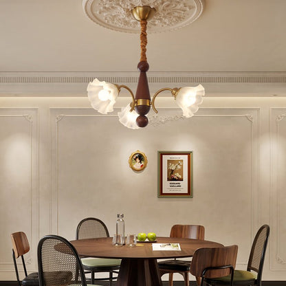 Bloomcrest 5-Light Chandelier with Adjustable Height & Elegant Design