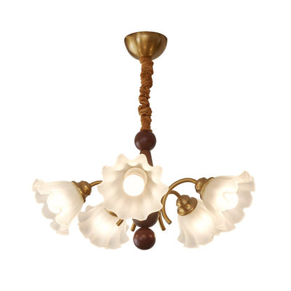 Bloomcrest 5-Light Chandelier with Adjustable Height & Elegant Design