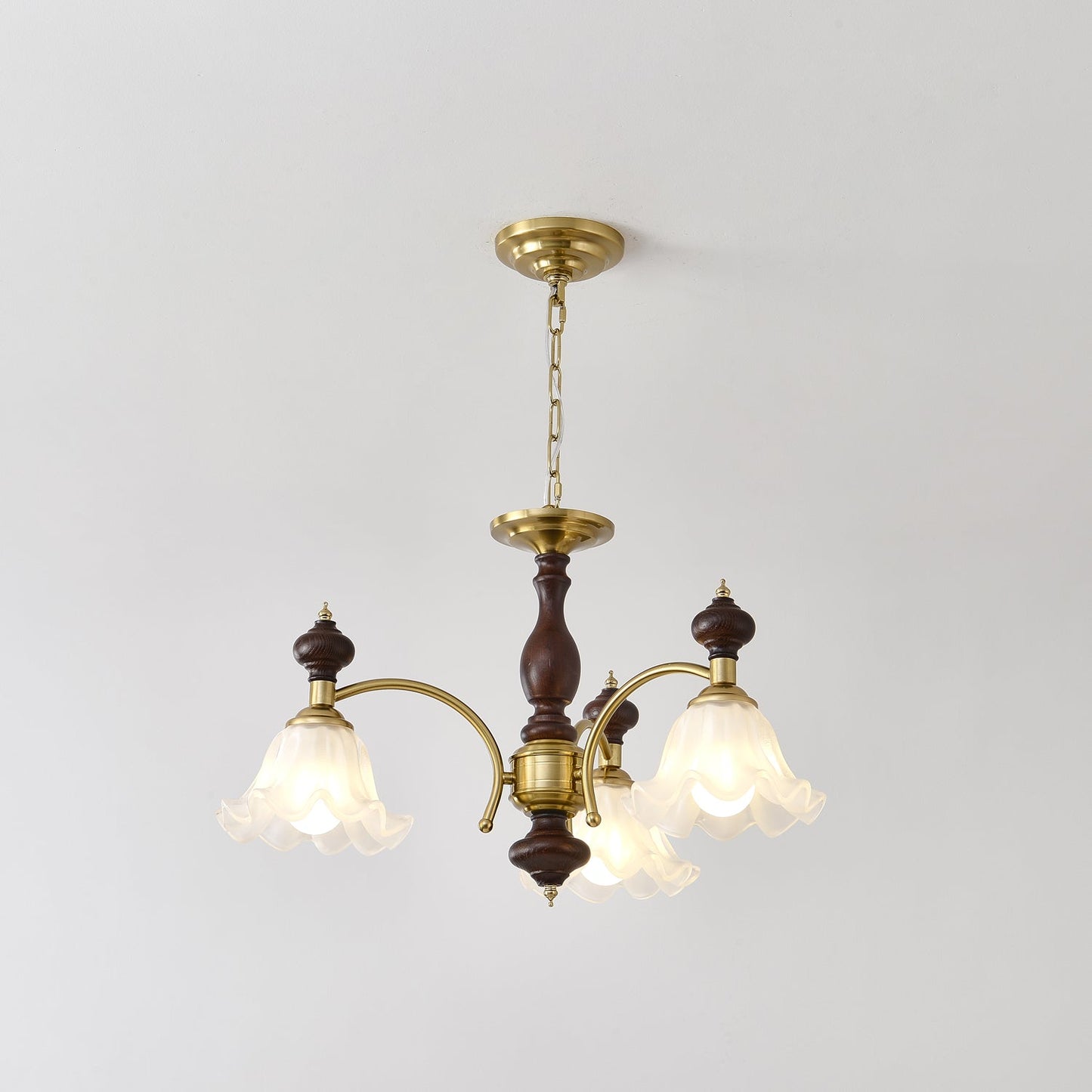 Elegant Blossom Flowers Chandelier - Adjustable Height & LED Compatibl