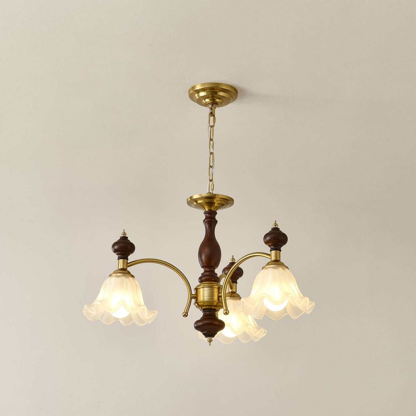 Elegant Blossom Flowers Chandelier - Adjustable Height & LED Compatibl