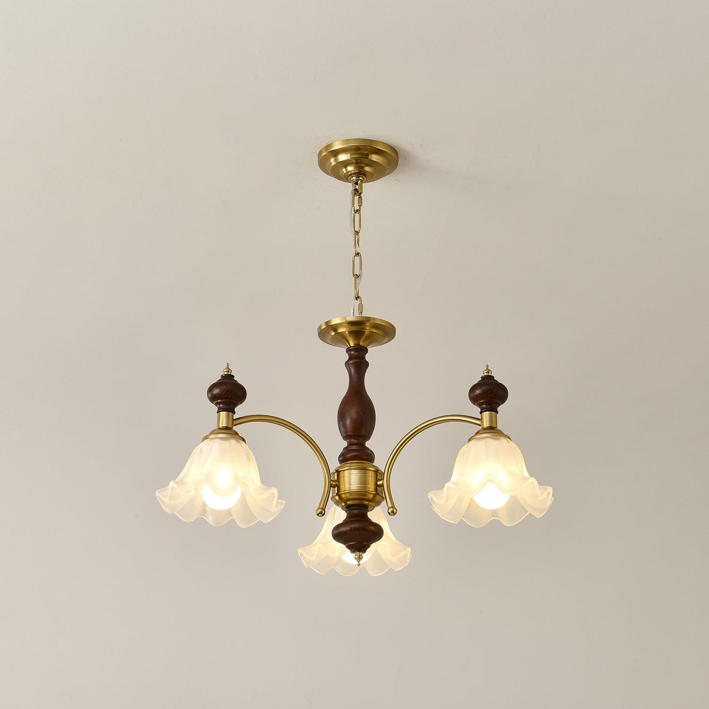 Elegant Blossom Flowers Chandelier - Adjustable Height & LED Compatibl