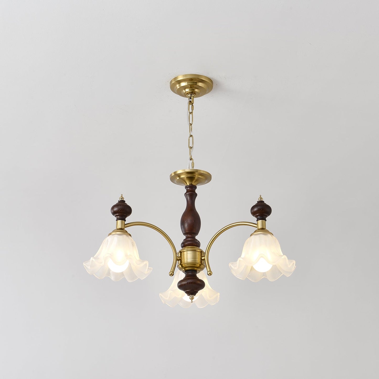 Elegant Blossom Flowers Chandelier - Adjustable Height & LED Compatibl
