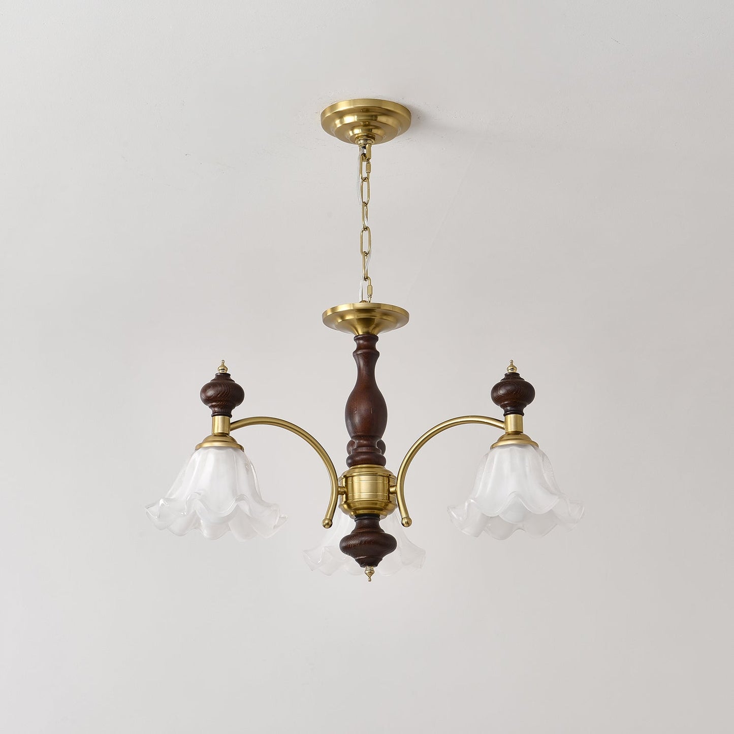 Elegant Blossom Flowers Chandelier - Adjustable Height & LED Compatibl