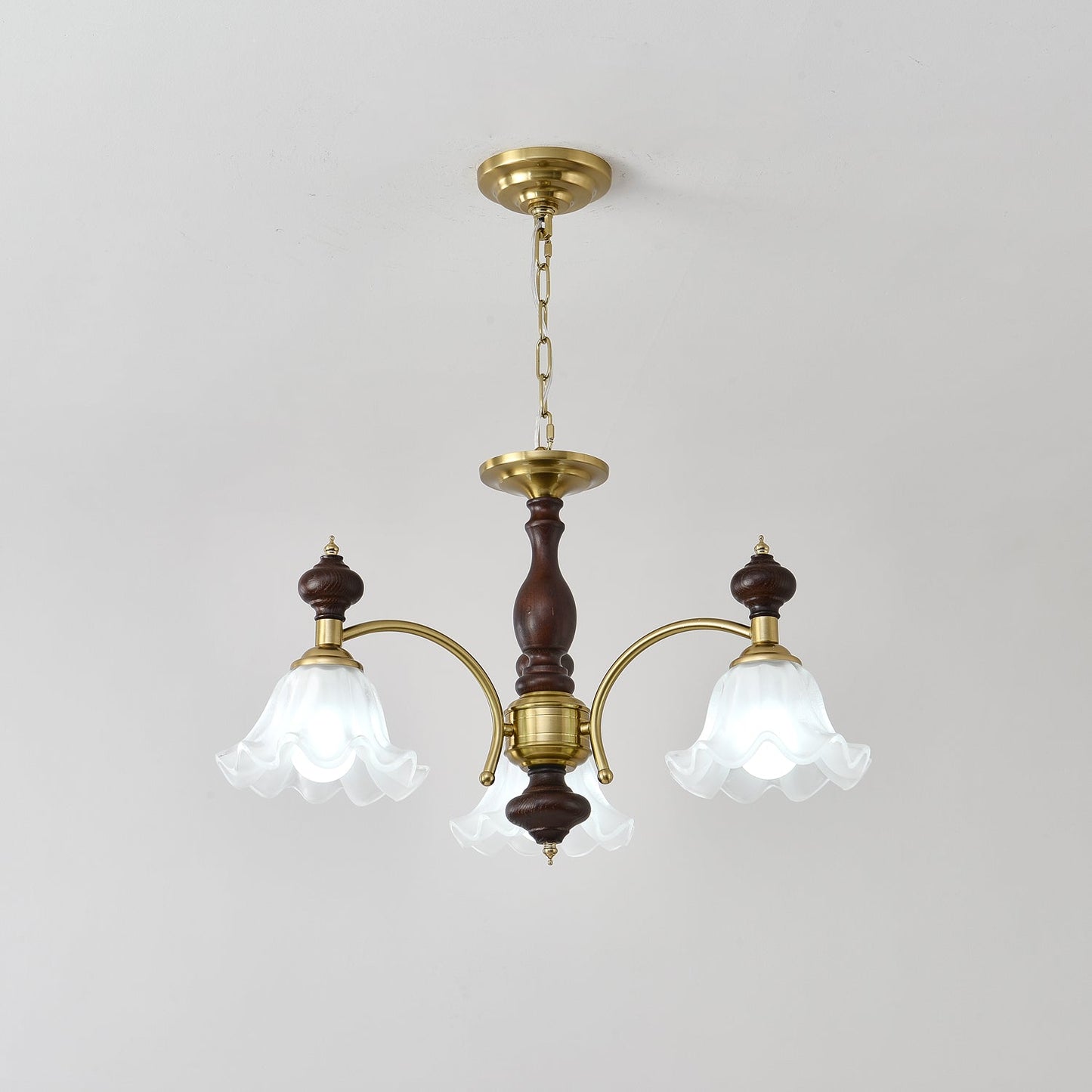 Elegant Blossom Flowers Chandelier - Adjustable Height & LED Compatibl