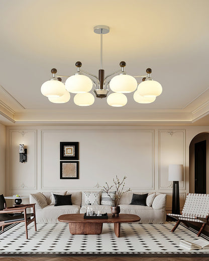 Elegant Bogart Chandelier - Modern Design with Adjustable Height & LED