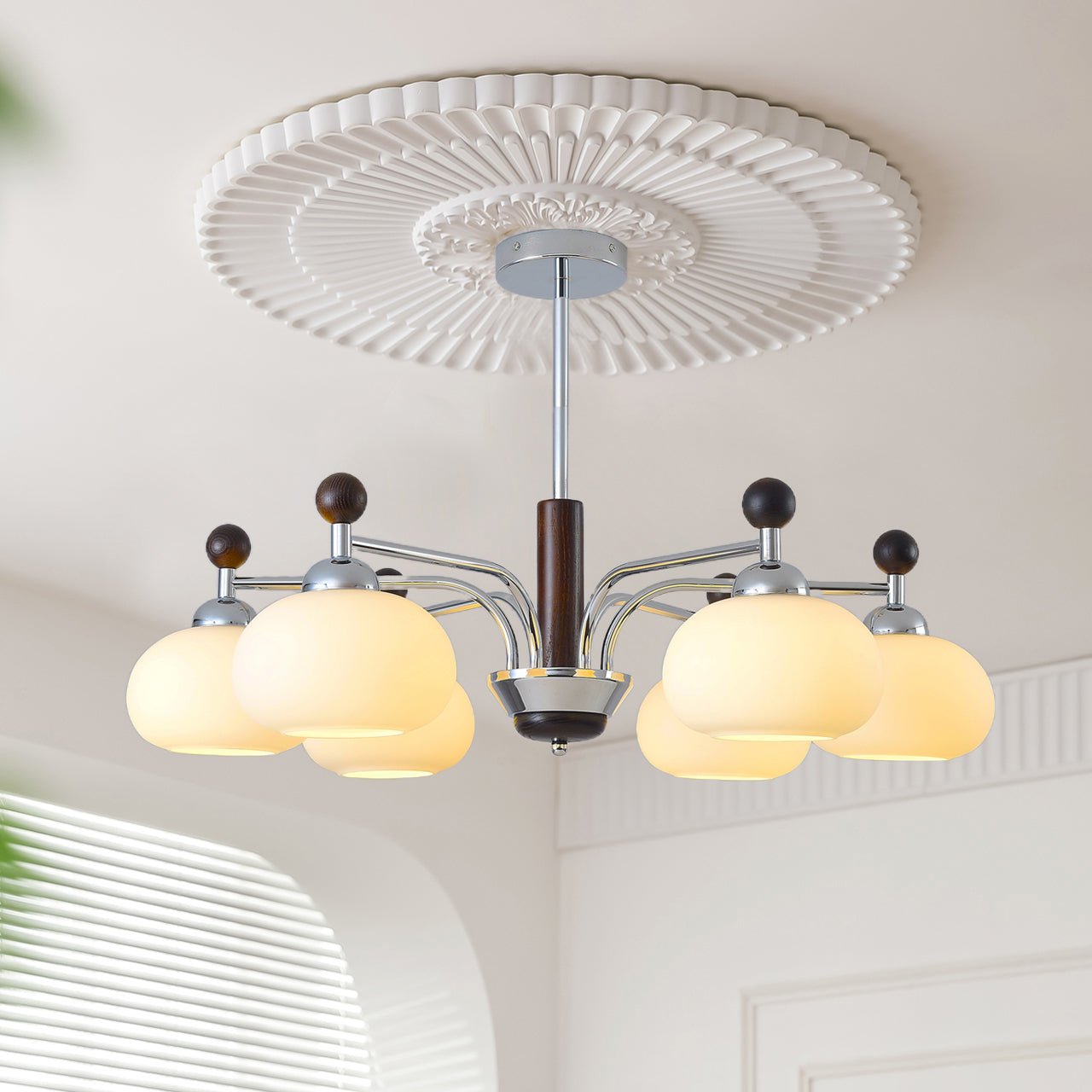Elegant Bogart Chandelier - Modern Design with Adjustable Height & LED