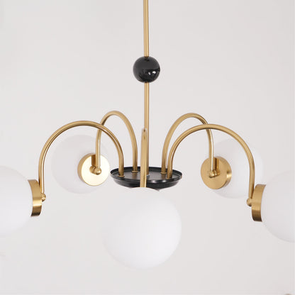 Yisu Modern Chandelier with Adjustable Height and Energy-Efficient LED