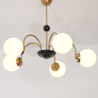 Yisu Modern Chandelier with Adjustable Height and Energy-Efficient LED
