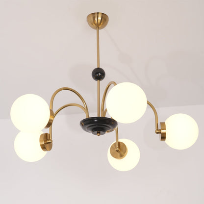 Yisu Modern Chandelier with Adjustable Height and Energy-Efficient LED