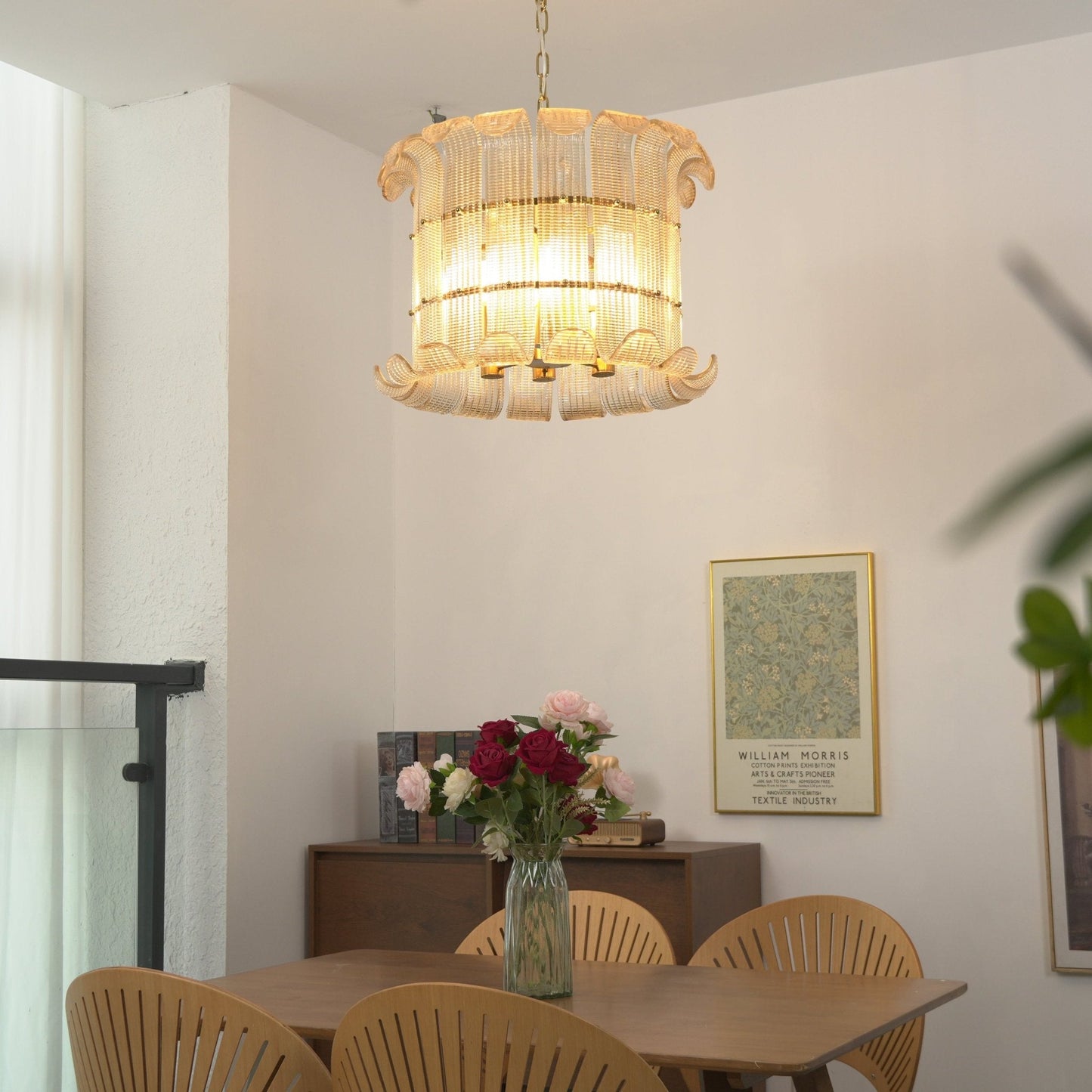 Elegant Brasher Chandelier with Adjustable Brightness & Energy-Efficie