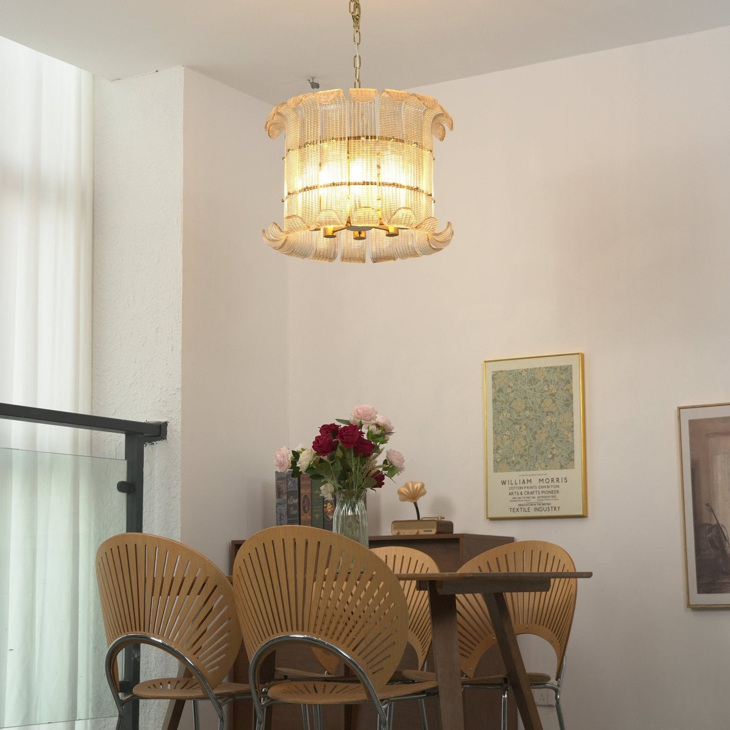 Elegant Brasher Chandelier with Adjustable Brightness & Energy-Efficie