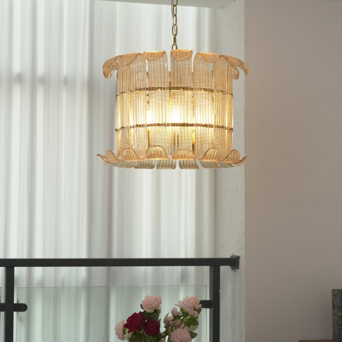 Elegant Brasher Chandelier with Adjustable Brightness & Energy-Efficie