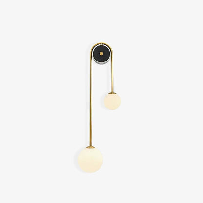 Brass Arc Wall Light - Adjustable Arm & Energy-Efficient LED Design