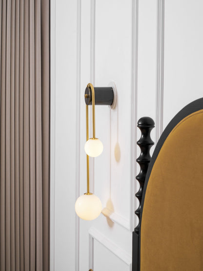 Brass Arc Wall Light - Adjustable Arm & Energy-Efficient LED Design