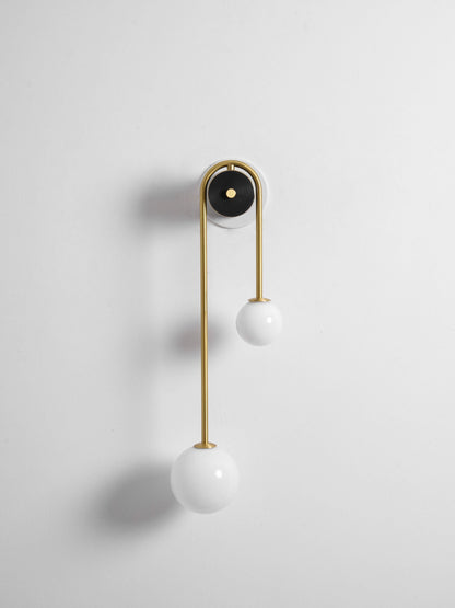 Brass Arc Wall Light - Adjustable Arm & Energy-Efficient LED Design