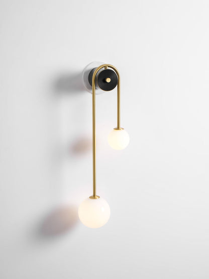 Brass Arc Wall Light - Adjustable Arm & Energy-Efficient LED Design