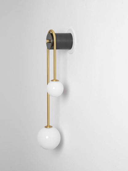 Brass Arc Wall Light - Adjustable Arm & Energy-Efficient LED Design