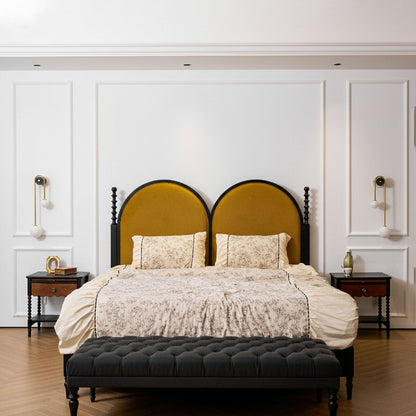 Brass Arc Wall Light - Adjustable Arm & Energy-Efficient LED Design
