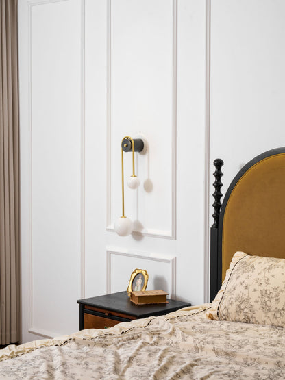 Brass Arc Wall Light - Adjustable Arm & Energy-Efficient LED Design