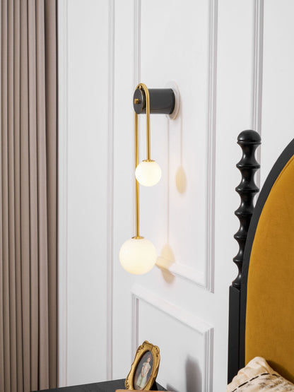 Brass Arc Wall Light - Adjustable Arm & Energy-Efficient LED Design