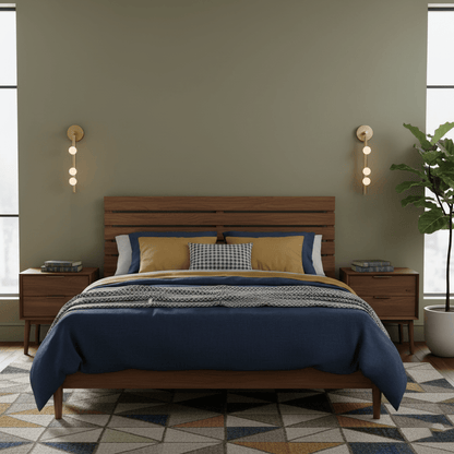 Brass Glass Tube Wall Lamp - Elegant Design with Adjustable Lighting
