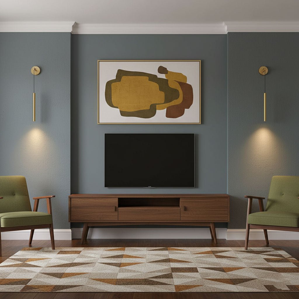 Brass Line Wall Light - Adjustable Angle & Energy-Efficient LED
