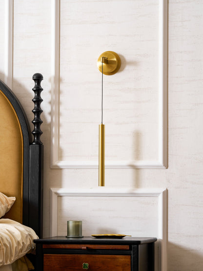 Brass Line Wall Light - Adjustable Angle & Energy-Efficient LED