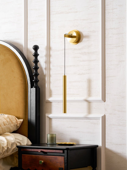 Brass Line Wall Light - Adjustable Angle & Energy-Efficient LED