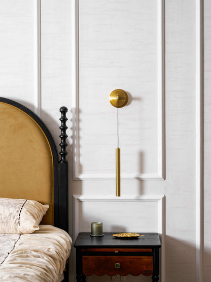 Brass Line Wall Light - Adjustable Angle & Energy-Efficient LED
